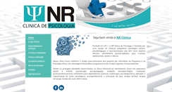 Desktop Screenshot of nrclinica.com.br